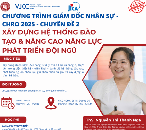 CHƯƠNG TRÌNH GIÁM ĐỐC NHÂN SỰ - CHRO 2025