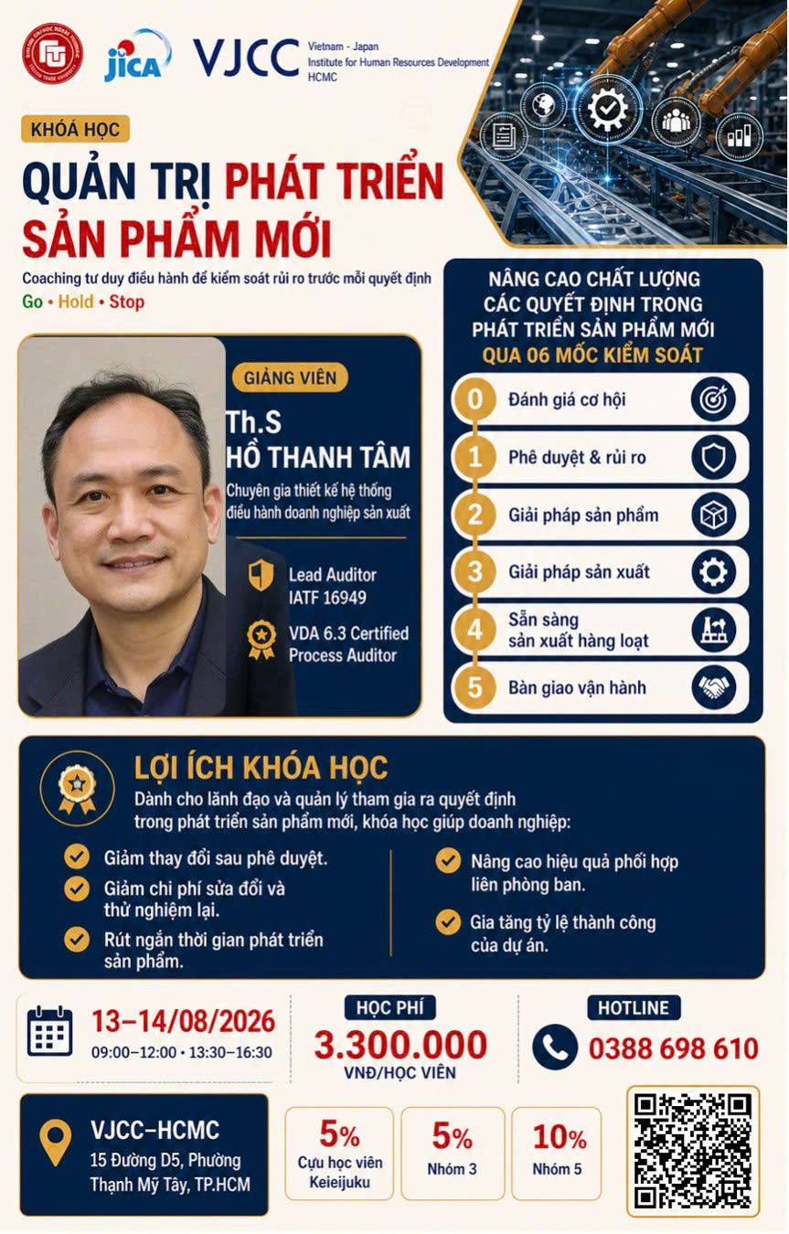 ĐIỀU DOANH NGHIỆP CẦN KIỂM SOÁT KHÔNG CHỈ LÀ TIẾN ĐỘ