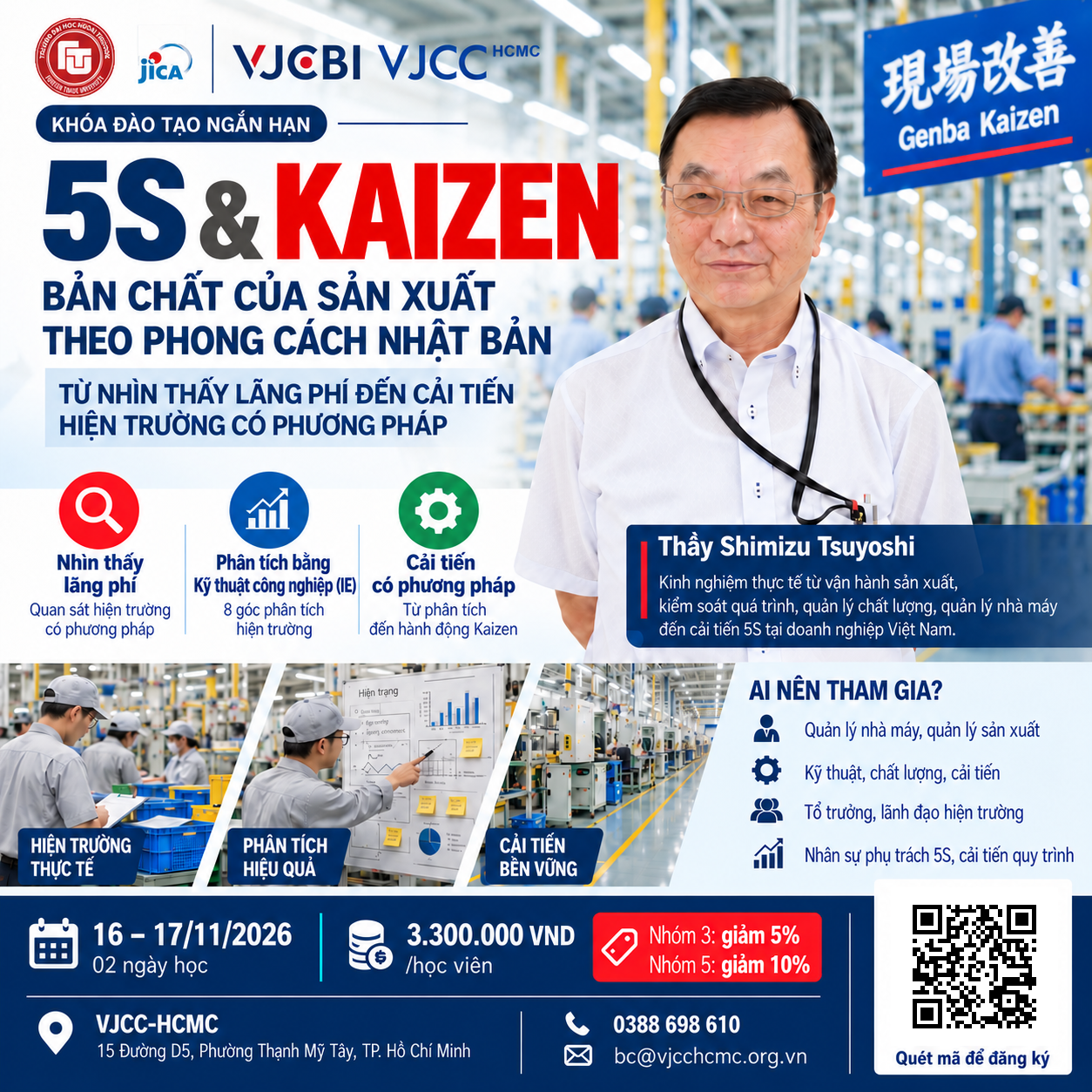 5S & KAIZEN – TỪ NHÌN THẤY LÃNG PHÍ ĐẾN CẢI TIẾN HIỆN TRƯỜNG CÓ PHƯƠNG PHÁP