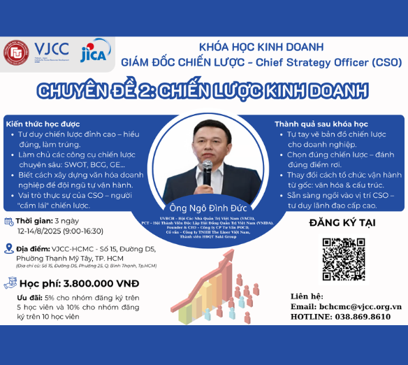 Chuyên đề 2: CHIẾN LƯỢC KINH DOANH - Khóa học CSO (Chief Strategy Officer)-Giám đốc chiến lược