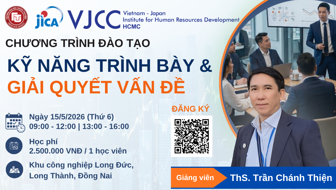KHÓA HỌC KỸ NĂNG TRÌNH BÀY & GIẢI QUYẾT VẤN ĐỀ