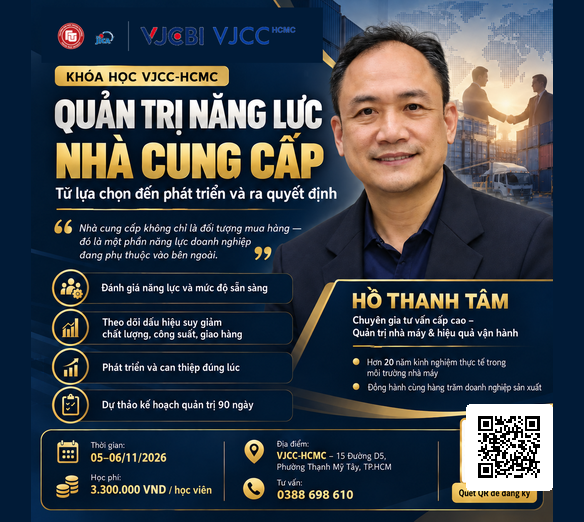 QUẢN TRỊ NĂNG LỰC NHÀ CUNG CẤP | TỪ LỰA CHỌN ĐẾN PHÁT TRIỂN VÀ RA QUYẾT ĐỊNH
