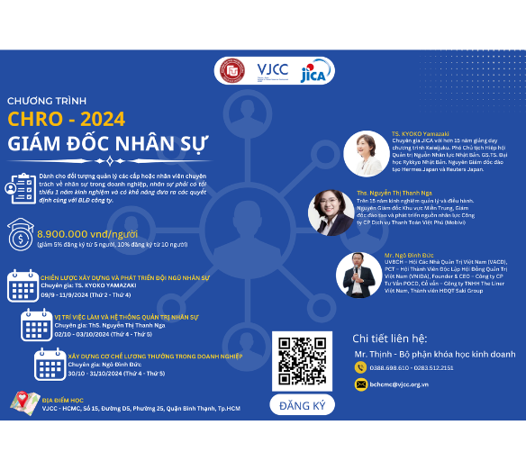 CHƯƠNG TRÌNH GIÁM ĐỐC NHÂN SỰ - CHRO 2024