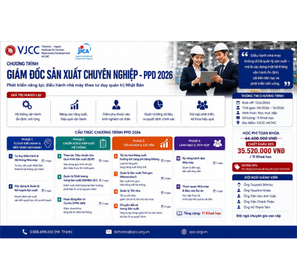 KHÓA HỌC GIÁM ĐỐC SẢN XUẤT-PPD 2026