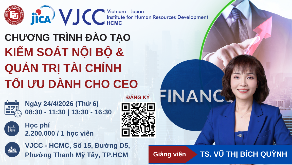 KHÓA HỌC KIỂM SOÁT NỘI BỘ VÀ QUẢN TRỊ TÀI CHÍNH 2026